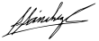 Signature de Salvador Sánchez Cerén