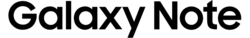 Le logo de la gamme Samsung Galaxy A : "Galaxy Note".