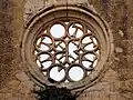Rosace du XVe&nbsp;siècle dans le monastère ruiné de San Antón.