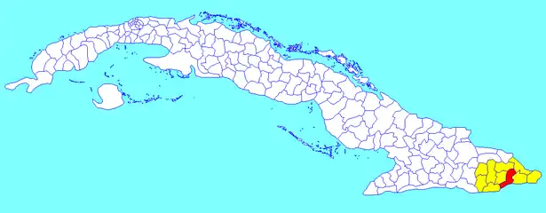 Municipalité de San Antonio del Sur dans la province de Guantánamo