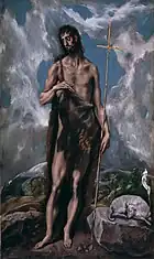 Jean le Baptiste, c. 1600, du Greco.