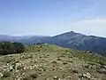 San cervone - vue de la chapelle du sommet.