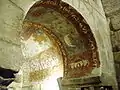 Fresques du VIIe siècle dans l'église Santa Comba de Bande.