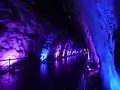 Tunnel menant au parc.