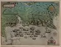 Prise de Saint-Jacques du Cap-Vert en 1585 (en), tableau de 1589