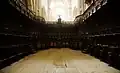 Sièges du chœur de la cathédrale de Santo Domingo de la Calzada, de Guillem de Hollande, Andrée de Nájera (en relation avec Simon de Cologne qui fut maitre de cet ouvrage en 1521-1526) et Nature Bourguignon.