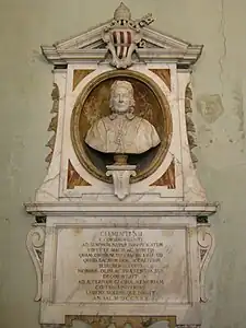 Buste de Clément XII, Florence, basilique Santo Spirito.