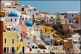 En haut à droite des Dômes-Bleus