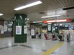 Ligne de contrôle.