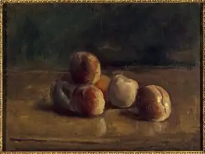 Nature morte aux pêches, 1922, Paris, musée Carnavalet.