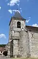 Façade de l'église.