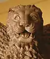 Détail du Chapiteau aux lions d'Ashoka à Sarnath, IIIe siècle av. J.-C.