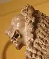 Profil d'un des lions de Sarnath.