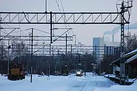 La gare en hiver