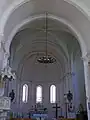 La nef de l'église du XIXe siècle