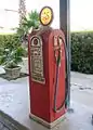 Anciens distributeurs à Savannah en Georgie aux États-Unis.