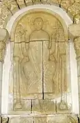 Christ en majesté - bas relief de la 1re moitié XIIe siècle
