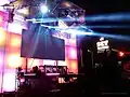 La scène du Set Electro 2015, sur le parvis du théâtre d'Orléans