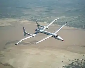 Vue de l'avion.