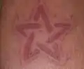 Pentagramme, motif pouvant être utilisé pour le marquage au fer rouge.