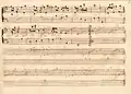 partition manuscrite