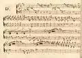 partition manuscrite