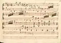 partition manuscrite