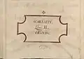 page de titre avec un encadré