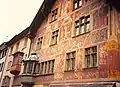 Tobias Stimmer : Haus zum Ritter, Fresques (1570)