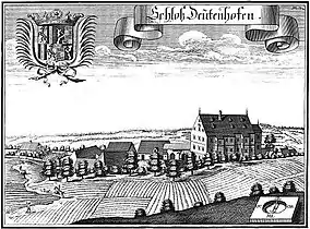 Château Deutenhofen (en) en 1700.
