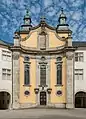 La Schlosskirche, dans le Deutschordenskommende Mergentheim (de)
