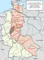 Secteur de responsabilité militaire belge dans le dispositif OTAN en R.F.A. durant la guerre froide.