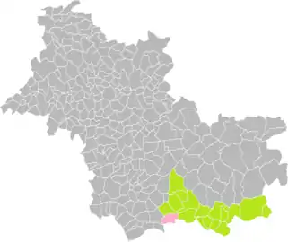 Selles-sur-Cher dans le canton de Selles-sur-Cher en 2016.
