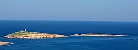 Vue panoramique des îles Saint-Paul
