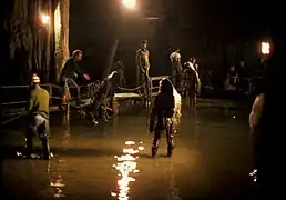 Tournage du film « Le Continent des hommes-poissons. »