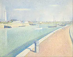 Georges Seurat, Le canal des Gravelines à Petit Fort Philippe, 1890