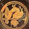 Kylix à figures rouges, Musée archéologique national de Tarquinia.