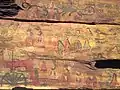 Le cercueil en laque peint de Zhijiapu : scènes de procession. Ve&nbsp;siècle. Musée d'Histoire du Shanxi.