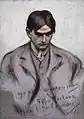Autoportrait au fusain, 1901