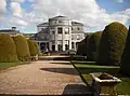 La façade arrière de la maison
