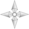 Représentation d’un autre type de shuriken géant