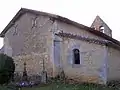 Vue nord-est du chevet (déc.&nbsp;2009)