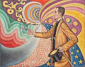 Portrait de Félix Fénéon, huile sur toile (1890), Museum of Modern Art (New York).