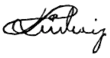 Signature de Louis Ier de Bavière