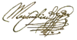 Signature de Maximilien&nbsp;Ier