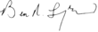 Signature de Ben Ray Luján