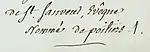 Signature de