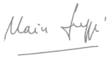 Signature de Alain Juppé