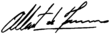 Signature de Albert&nbsp;II
