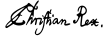 Signature de Christian VIIKristian VII
